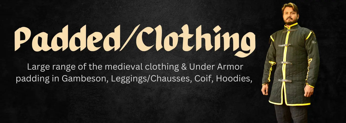 medieval gambeson, gambeson padding, padded armor, gambeson clothing honour kraft