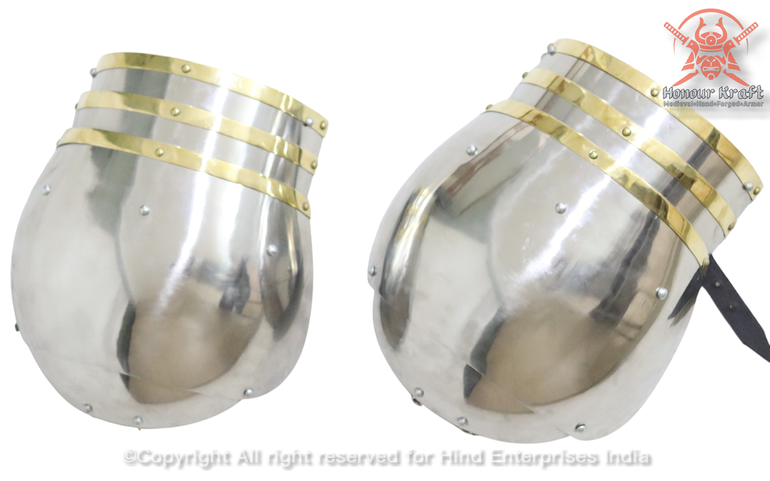 medieval shoulder armor for reenactment