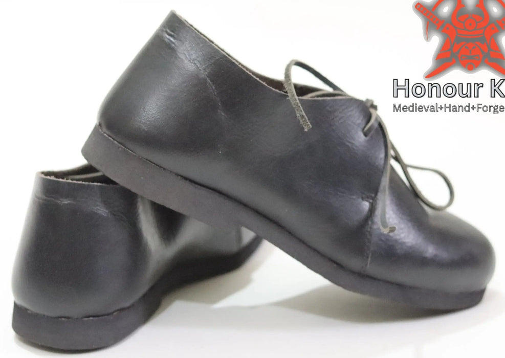 Handcrafted 18th century leather shoes