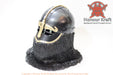 Viking combat helmet armor for SCA medieval knight fighting