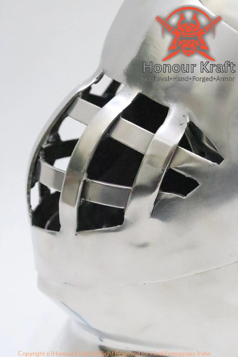 Full-Contact Medieval Armor Helmet for Buhurt Battles