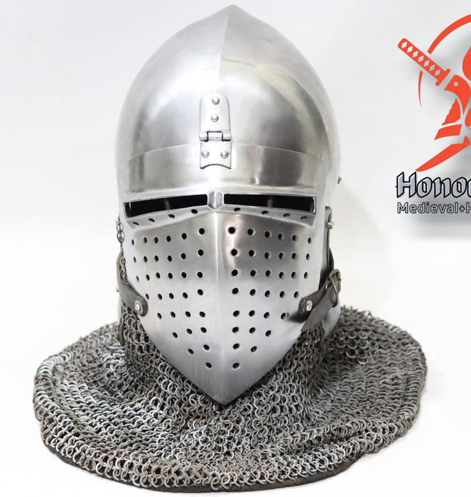 Nuremberg Klap Visor Helmet for HMB & Medieval MMA Buhurt Combat-Honour Kraft