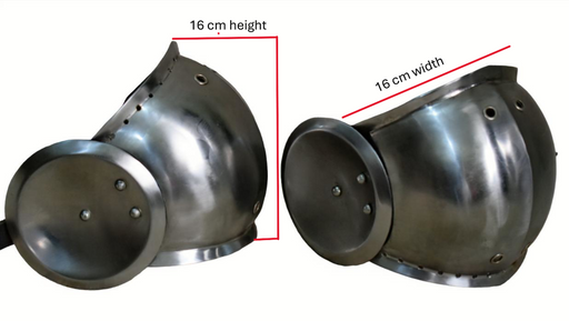 European Knee Caps Armor Pair for Buhurt Combat T-1 instock Honour Kraft