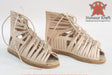 white leather roman gladiator knee high sandals
