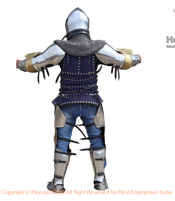 Custom finish buhurt armor kit for heavy full-contact melee HMB”