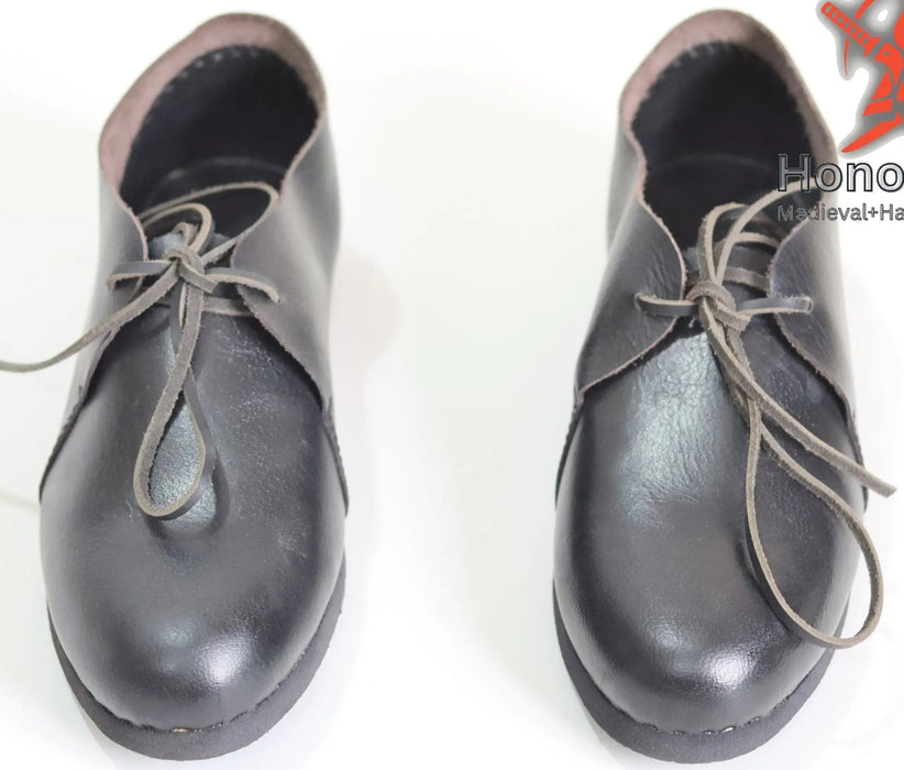 Historical costume spanish leather shoes