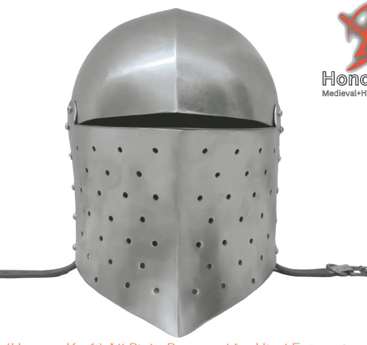 Samson Helmet Armor reenactment Historical larp armor Honour Kraft