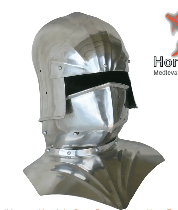 Italian sallet helmet with bevor 