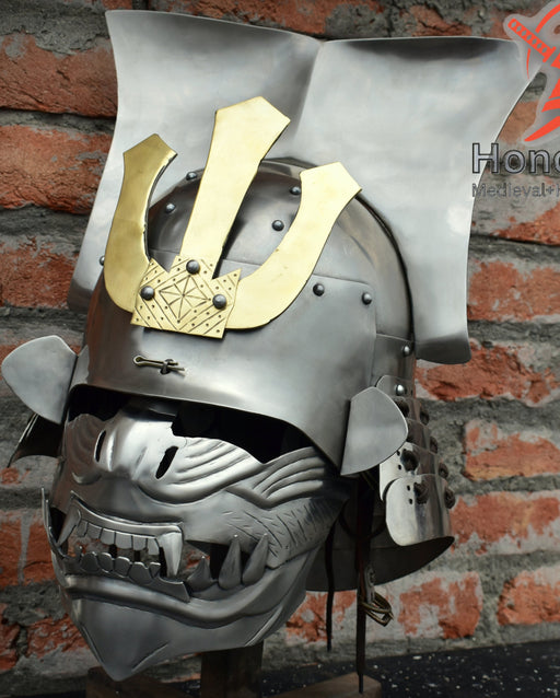 larp armor, japanese armor, samurai helmet armor