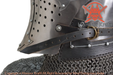 Battle ready ROA helmet handcrafted steel