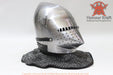 buhurt legal houndskull bascinet helmet

bascinet helmet with houndskull visor
