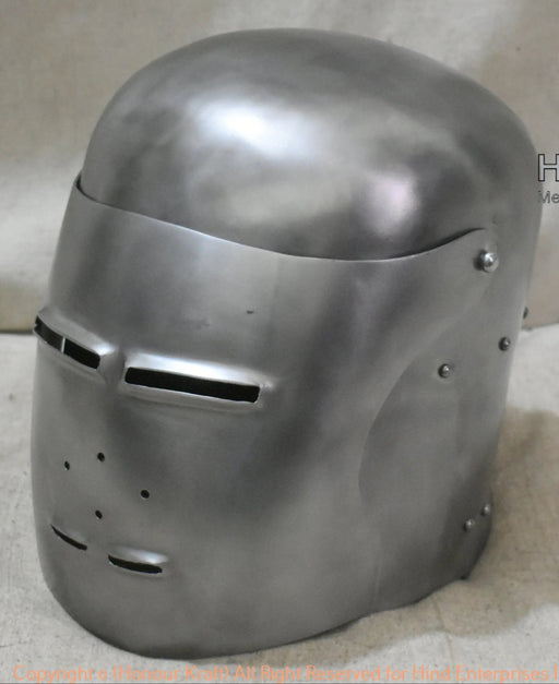 helmet armor from wallace collection, medieval armor, reenactment armor, larp armor