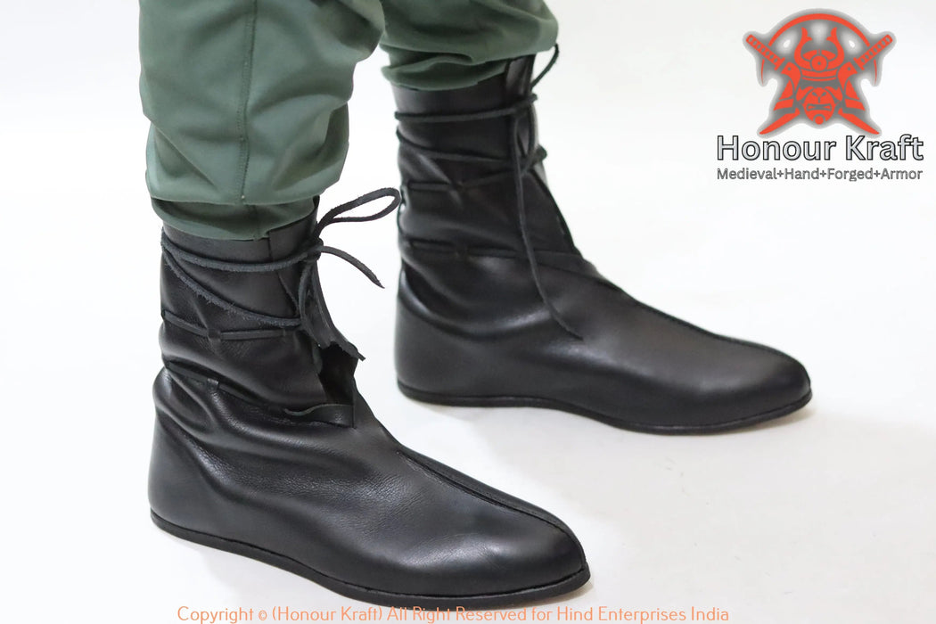 Norse turn shoes for living history reenactment