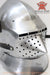 Handcrafted Hounskull Bascinet Helmet with reinforced visor for HMB and SCA battles