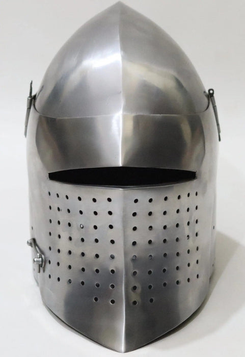 medieval armor helmet armor sca helmet armor reenactment combat italian bascinet medieval behourd hekmet