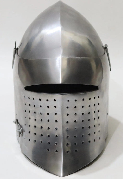 medieval armor helmet armor sca helmet armor reenactment combat italian bascinet medieval behourd hekmet