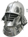 Battle ready steel Kabuto helmet for SCA heavy combat 
