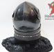 Lightweight tempered steel ROA armor
Mirror finish ROA medieval helmet
Blackened finish ROA full contact armor