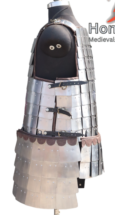 Scale body armor with faulds buhurt