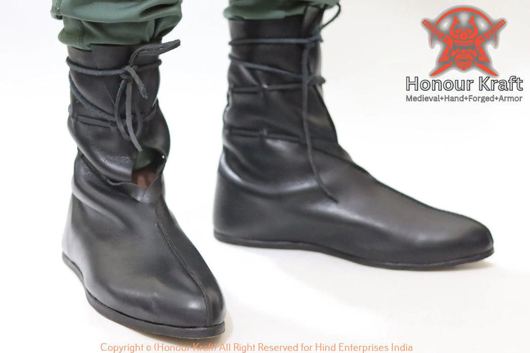 9th century viking leather shoes oseberg style