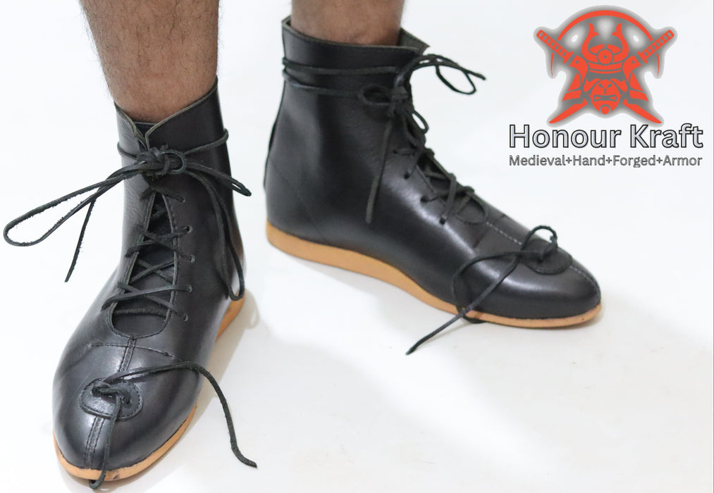 Heavy duty viking buhurt fighting boots