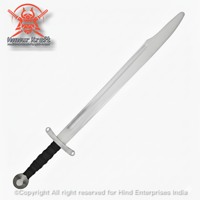 River Thorpe falchion with reinforced edge for full-contact HMB combat