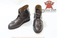 Reinforced leather combat boots for hmb