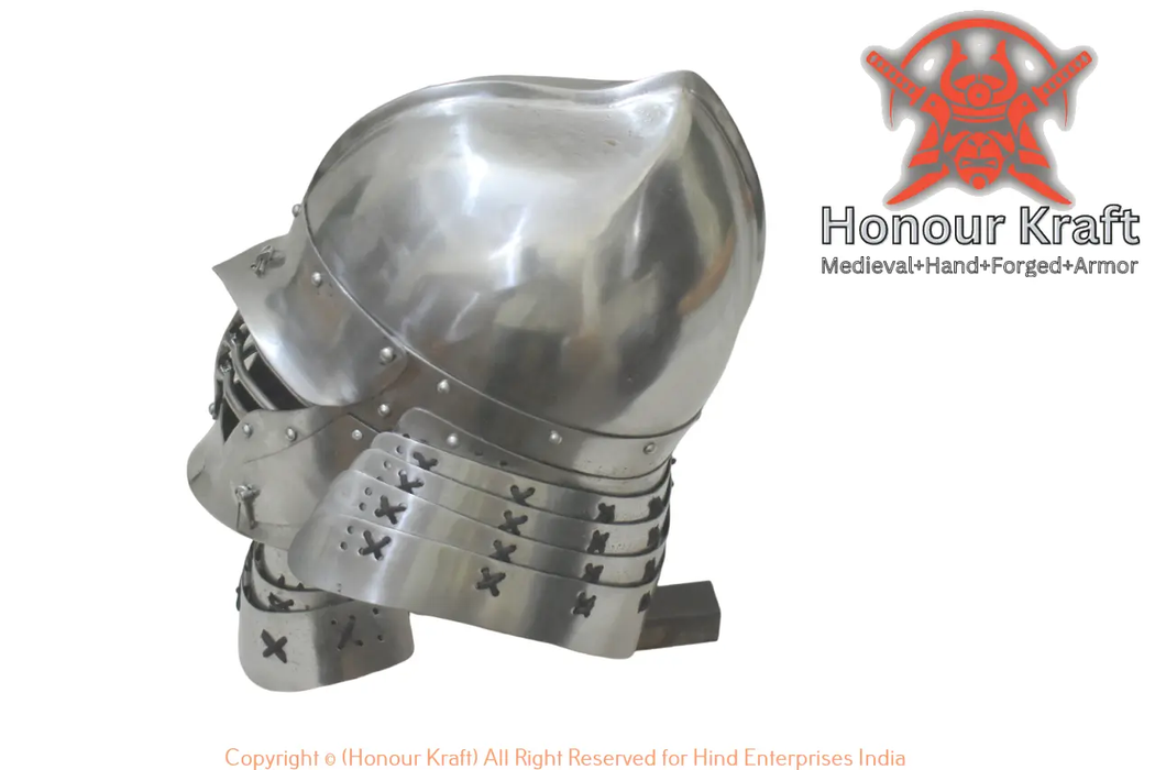 Samurai Kabuto with protective menpo for medieval combat.