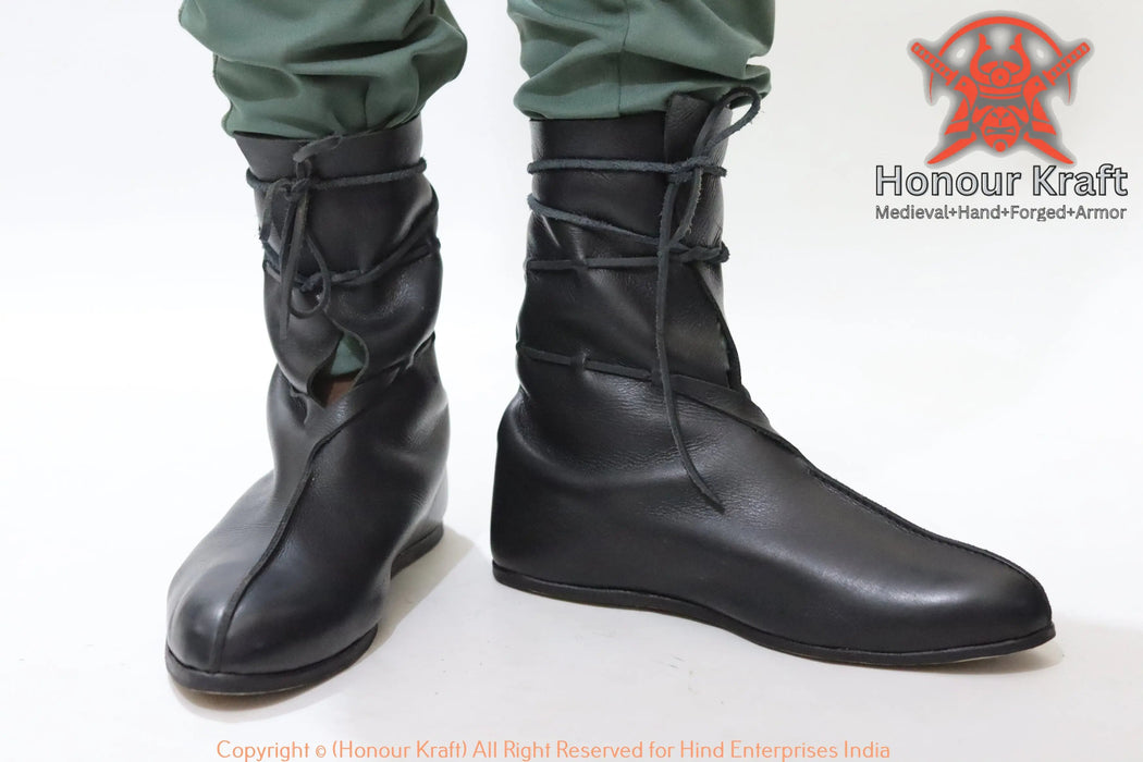 Viking age oseberg turn shoes handcrafted