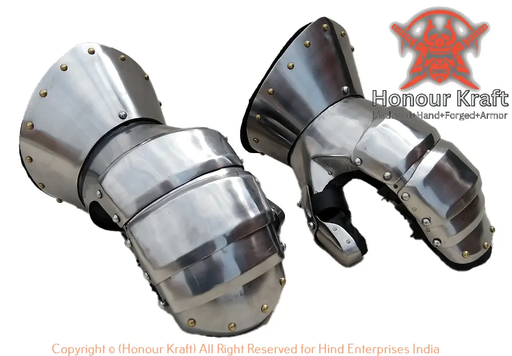 plate mitten gauntlets for buhurt combat
medieval steel mitten gauntlets armor
