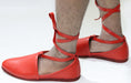 handmade roman low shoes leather