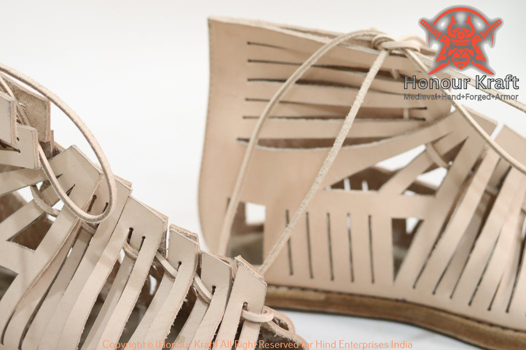 ancient roman caligae leather sandals