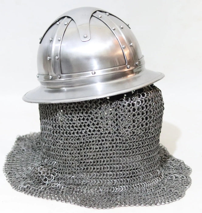 IMCF tournament ready varangian combat armor
battle ready viking varangian helmet for armored combat