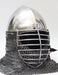 sca helmet, medieval helmet, best sca armor, sca helmet with visor, sca grill helmet, medieval grill helmet, sca combat helmet, 