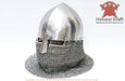 SCA legal Viking conical helmet with protective bar grill face cage