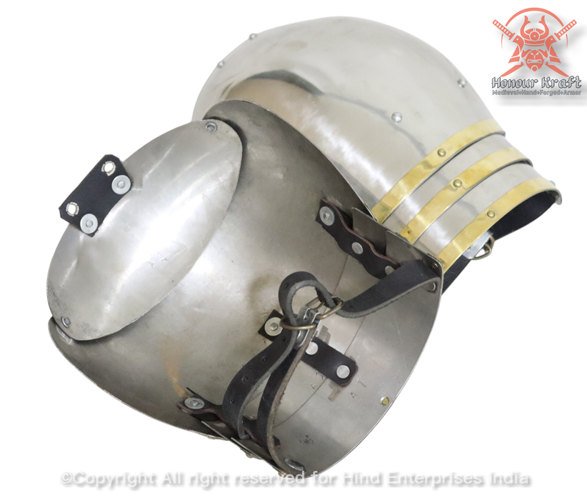 steel pauldrons for LARP and cosplay
