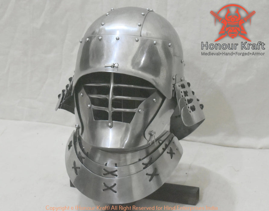 Sca Samurai Samurai Zunari Helmet for SCA Armored combat - Honour Kraft