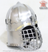 buhurt helmet with chainmail neck protection