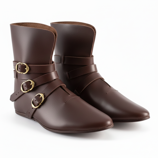 authentic late medieval Viking ankle boots for reenactment