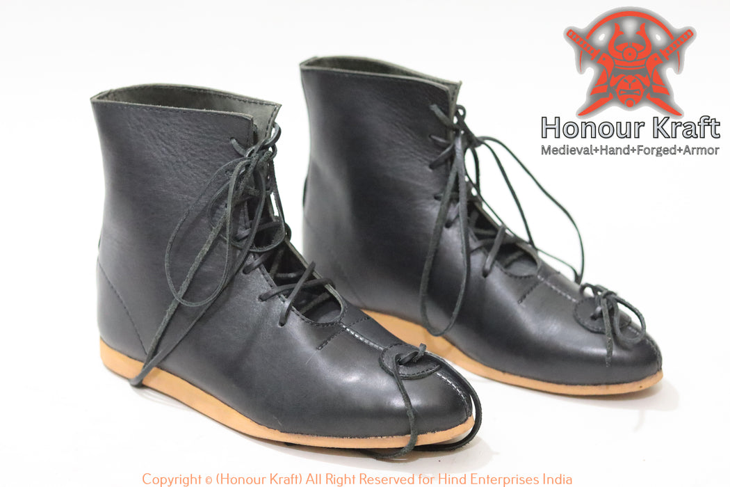 Viking armored combat boots heavy duty