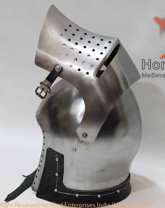 Buhurt and hmb legal spoleto bascinet helmet armor