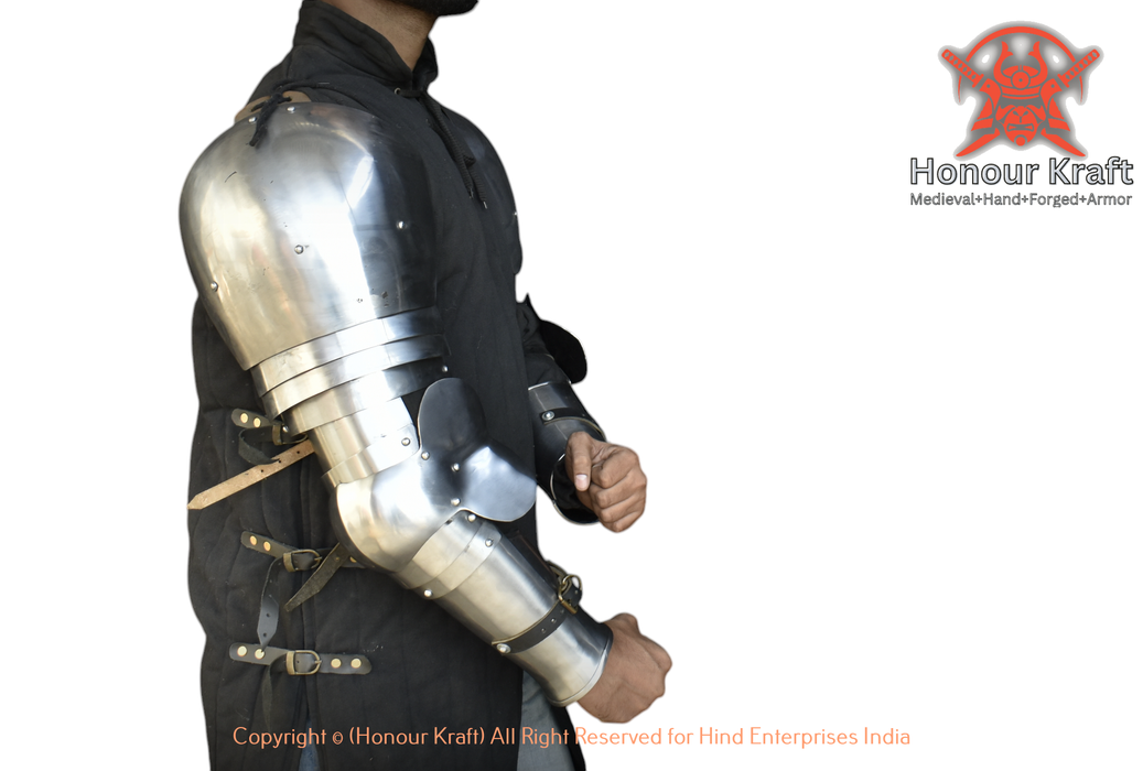 medieval steel arms armor for hmb fighting
