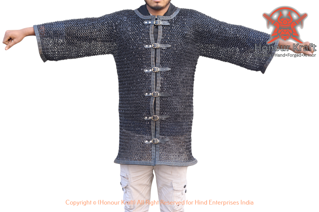 chainmail shirt armor for larp and stage combat