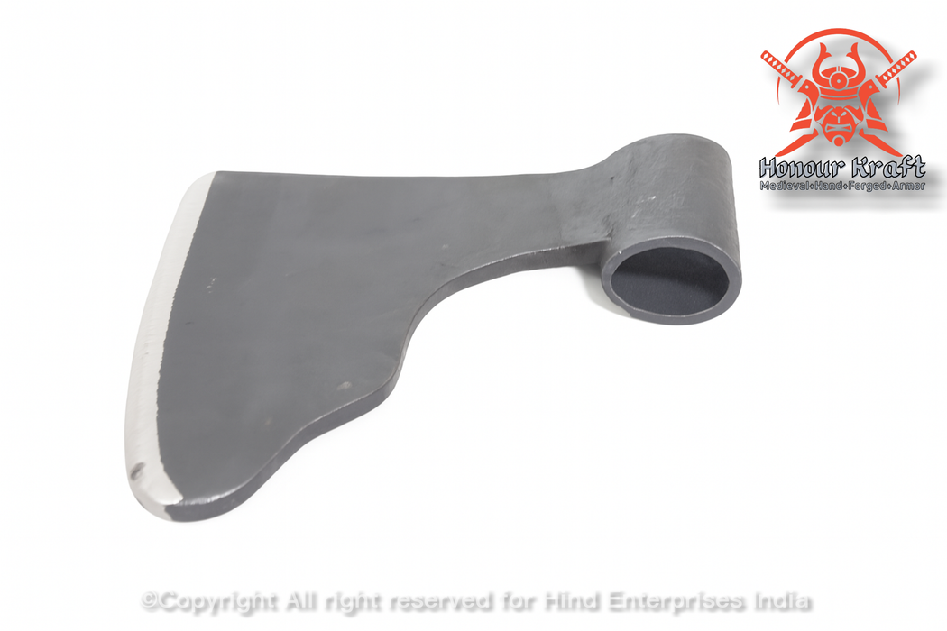 Medieval Axe Head | Hand-Forged Steel Axe for Buhurt Honour Kraft