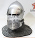 Buhurt and hmb legal spoleto bascinet helmet armor