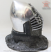 medieval bascinet helmet for full contact buhurt