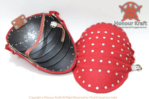 brigandine shoulder armor pauldron for buhurt combat