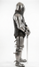 Medieval Buhurt shoulder pauldrons and articulated arm armor