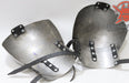 Buhurt approved plate pauldron shoulder armor side view