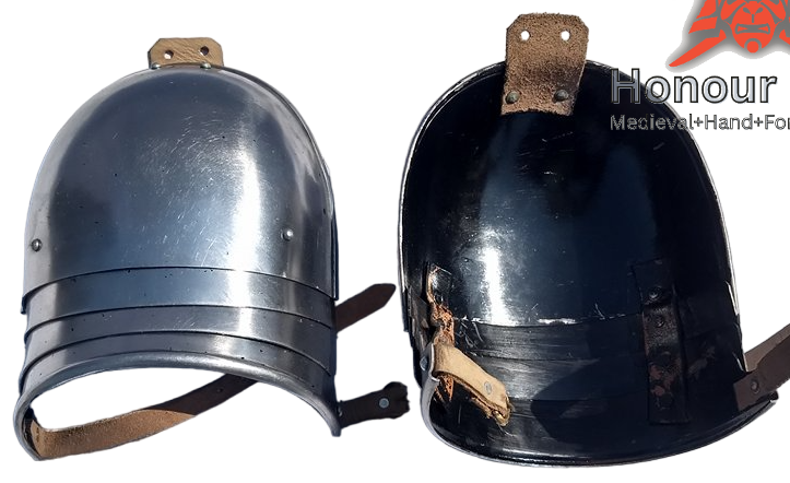 Medieval european shoulder cops armor reenactment